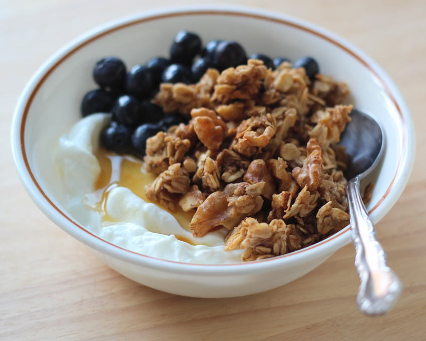 Healthy Banana Nut Granola