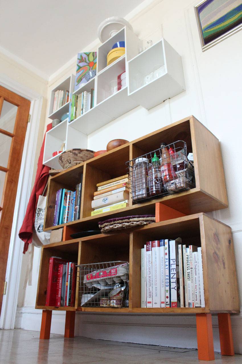 A DIY Home for My Cookbooks | Runaway Apricot