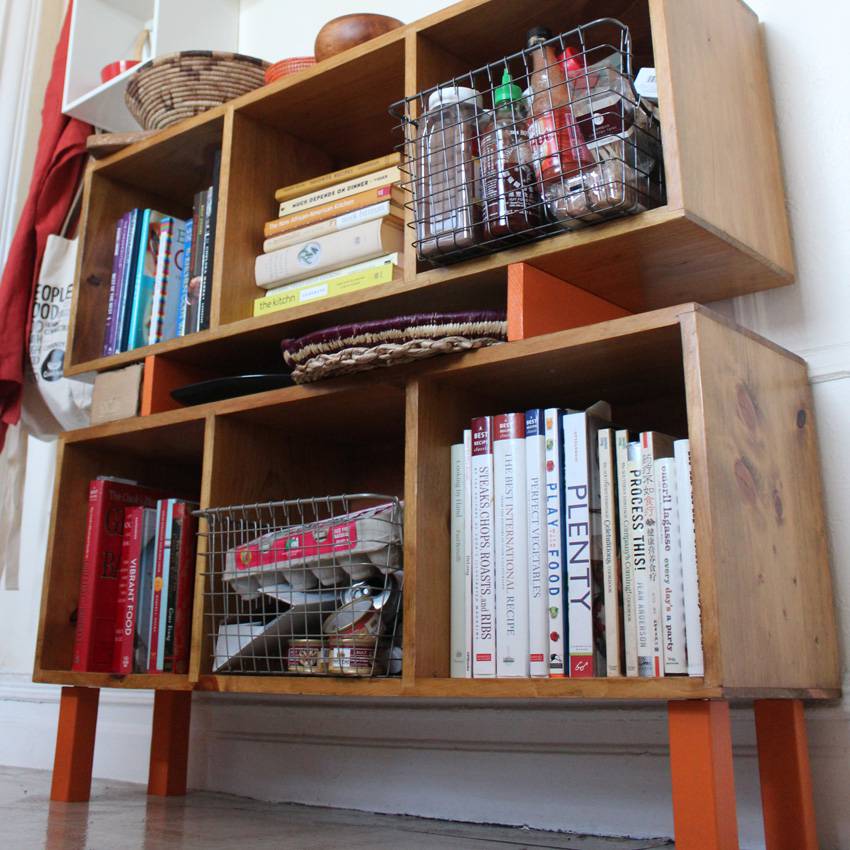 Cookbook Shelf DIY | Runaway Apricot