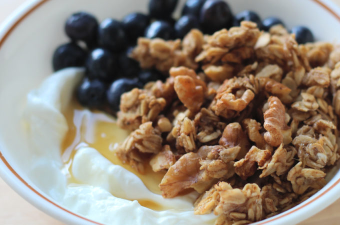 Healthy Banana Nut Granola